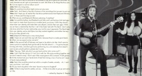 Last page of the John Lennon, Yoko Ono and Jerry Rubin Q&A