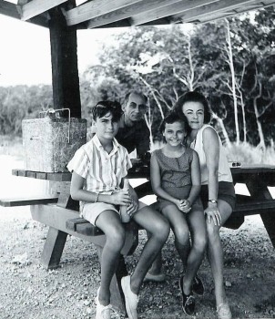 Stephen, Bill, Ruth and Joan Peeples, Florida Keys, summer 1964. Stephen, Bill, Ruth and Joan Peeples, Florida Keys, summer 1964.