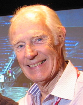 Sir George Martin in Las Vegas for the premiere of "LOVE" in June 2006. Photo: Adam Sharp.