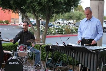 prettyPhoto Stephen K. Peeples and Rod Bennett, RainTree Jazz, George's Bistro, May 21, 2011. Photo: Nadine A. Peeples.