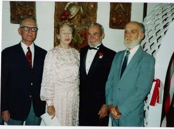 Edward T. Peeples, Persis-Jane Peeples Cline, Richard D. Peeples, William A. Peeples, 1987.
