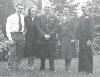 william a peeples family 1945