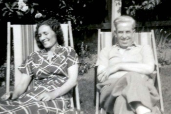 John Lennon's Aunt Mimi and Uncle George Stanley.