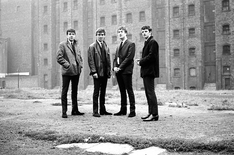 The Beatles in Liverpool, Sept. 28, 1962.