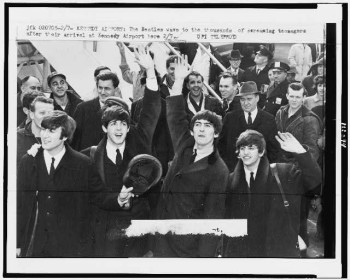 The Beatles' arrival in New York City, Feb. 7, 1964