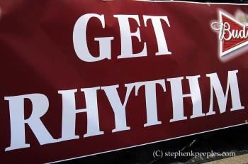 Johnny Cash Roadshow Revival Get Rhythm stage banner