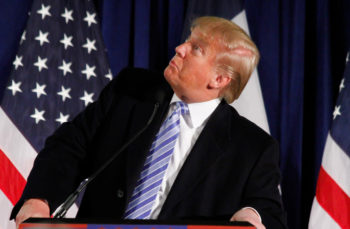 Donald Trump at Iowa State University, January 19. 2016. Photo: Max Goldberg (Wikimedia Commons)