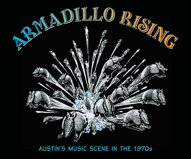 Armadillo Rising poster art by Micael Priest