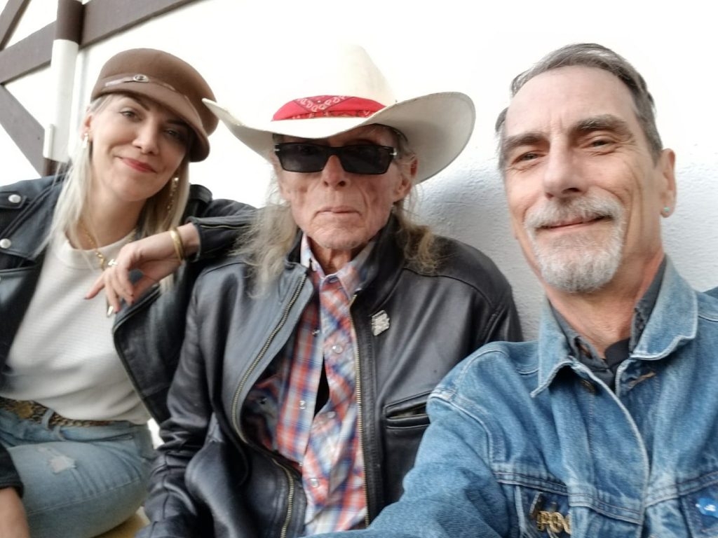Tamara Deike, Boyd Elder, Stephen K. Peeples. Los Angeles, Feb. 24, 2018.