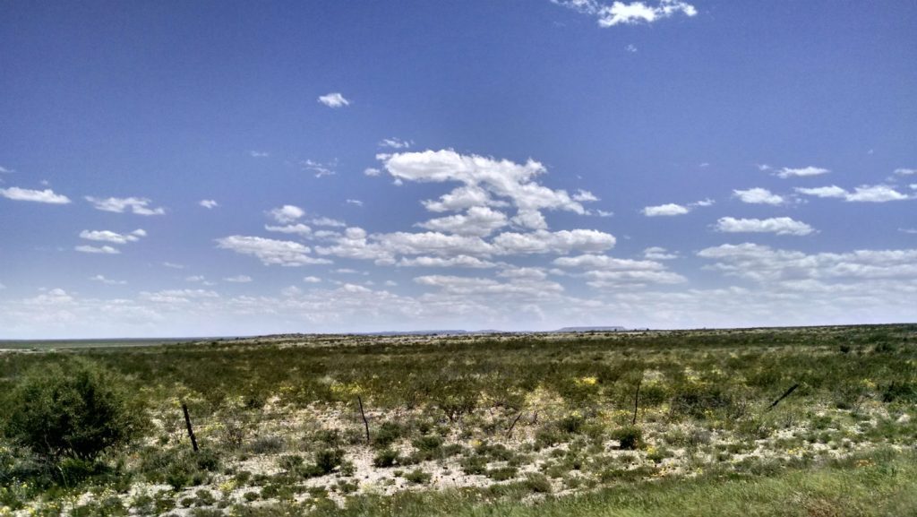 Miles and miles of West Texas. Photo: Stephen K. Peeples, April 2015.