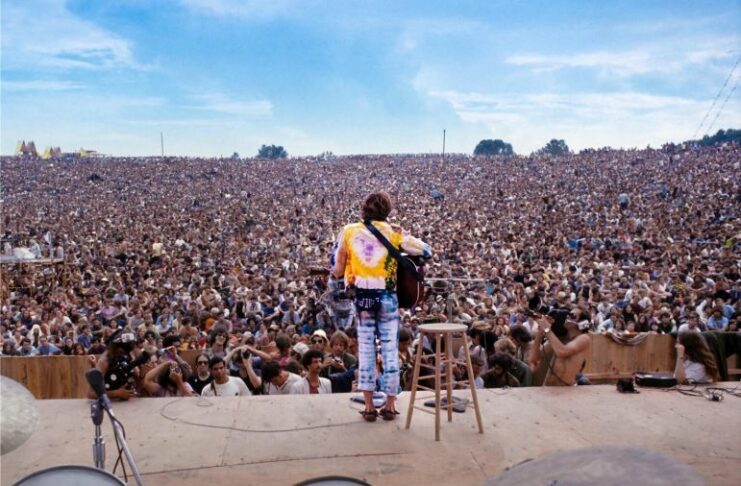 John Sebastian at Woodstock, Aug. 15, 1969. Photo: Henry Diltz, used with permission.