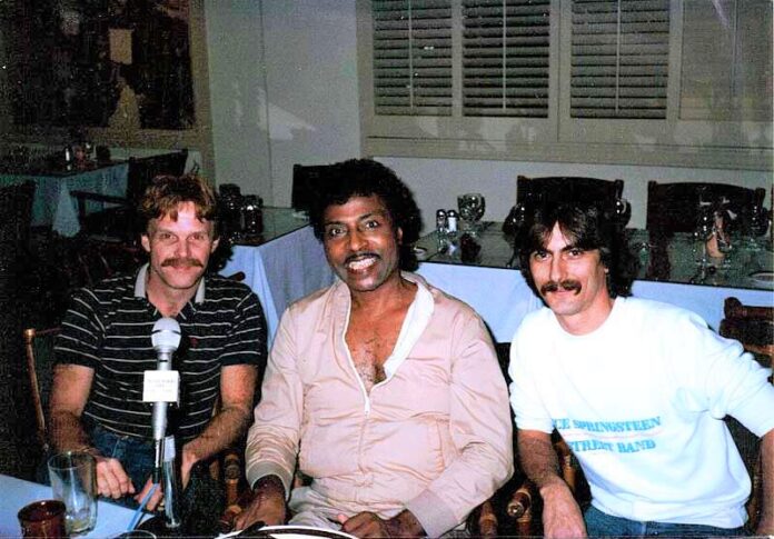 little richard -- Steve Downes, Little Richard, Stephen K. Peeples, Continental Hyatt House, Hollywood, California, Jan. 10, 1986.