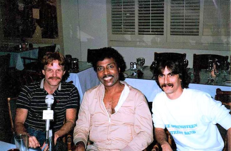 little richard -- Steve Downes, Little Richard, Stephen K. Peeples, Continental Hyatt House, Hollywood, California, Jan. 10, 1986.